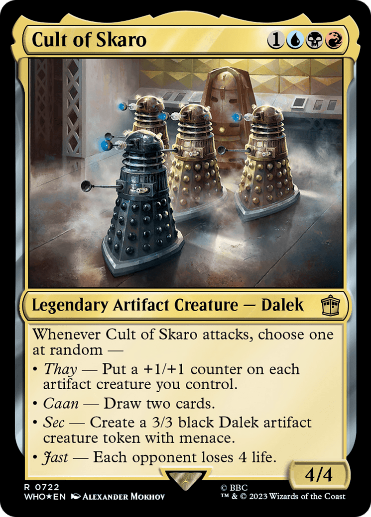 Cult of Skaro (Surge Foil) [Doctor Who] MTG Single Magic: The Gathering  | Multizone: Comics And Games