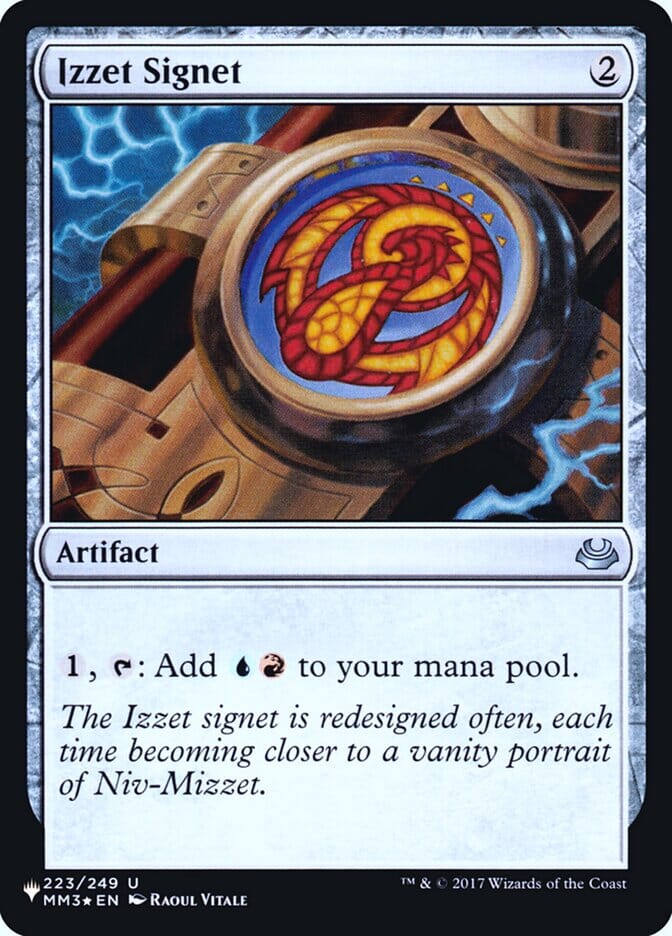 Izzet Signet [Secret Lair: Heads I Win, Tails You Lose] MTG Single Magic: The Gathering  | Multizone: Comics And Games
