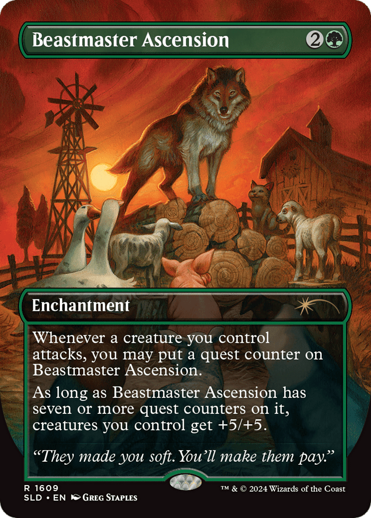 Beastmaster Ascension [Secret Lair Drop Series] MTG Single Magic: The Gathering  | Multizone: Comics And Games