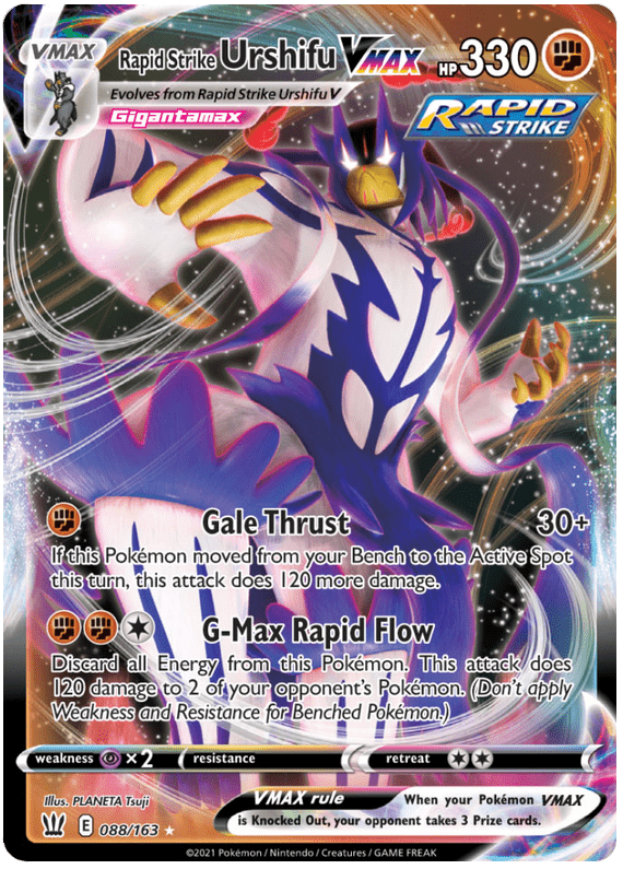 Rapid Strike Urshifu VMAX (088/163) (Jumbo Card) [Sword & Shield: Battle Styles] Pokemon Single Pokémon  | Multizone: Comics And Games