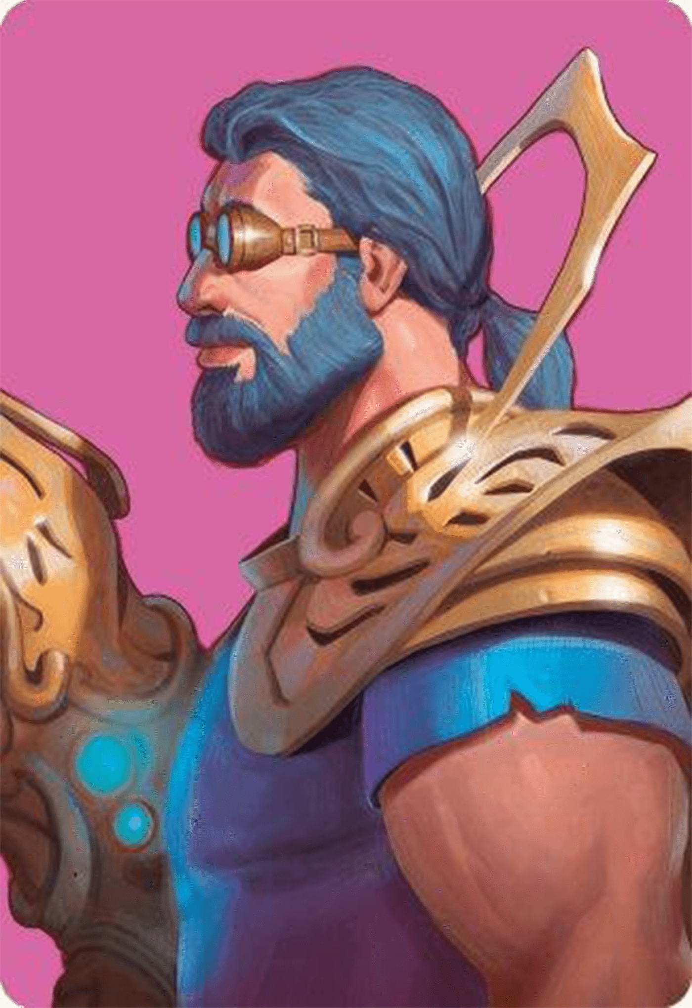 Satya, Aetherflux Genius Art Card [Modern Horizons 3 Art Series] MTG Single Magic: The Gathering  | Multizone: Comics And Games