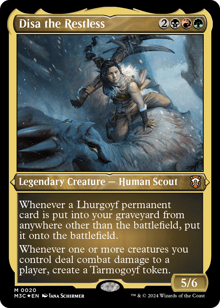Disa the Restless (Foil Etched) [Modern Horizons 3 Commander] MTG Single Magic: The Gathering  | Multizone: Comics And Games