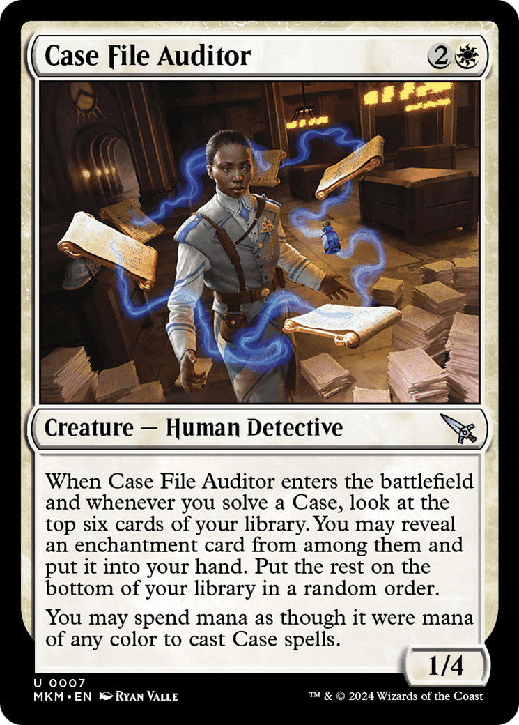 Case File Auditor (Blue) [Murders at Karlov Manor] MTG Single Magic: The Gathering  | Multizone: Comics And Games