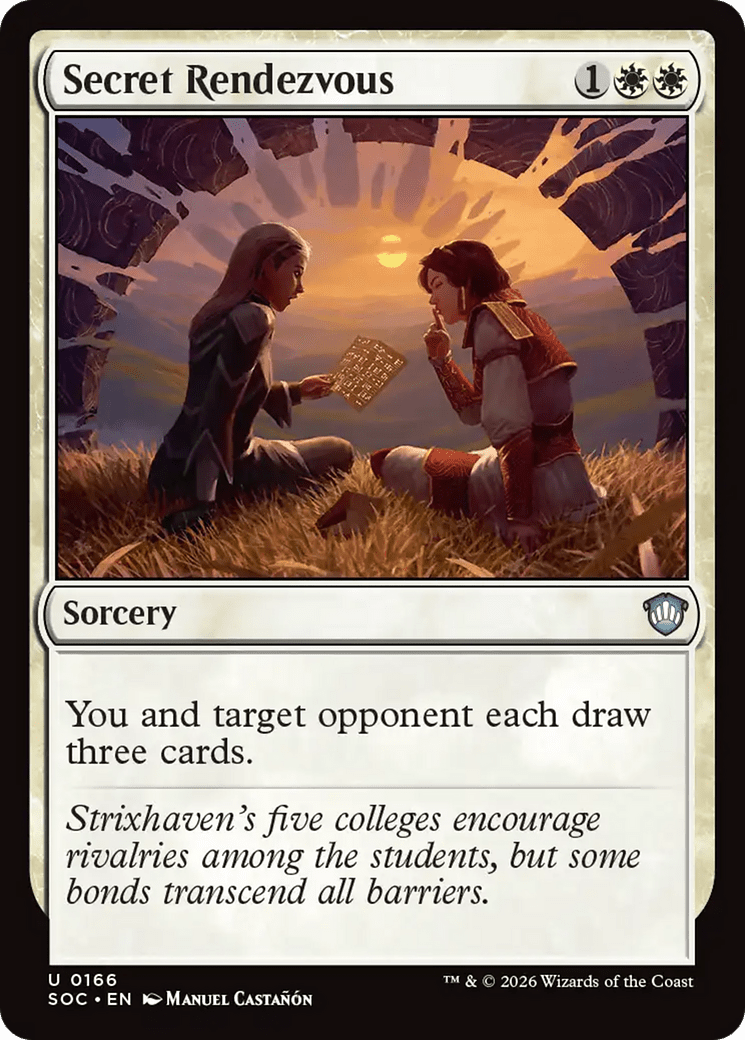 Secret Rendezvous [Secrets of Strixhaven Commander] MTG Single Magic: The Gathering  | Multizone: Comics And Games