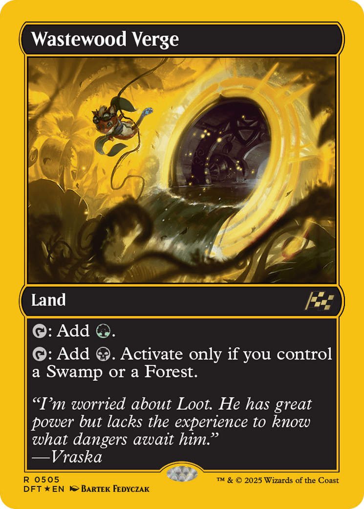 Wastewood Verge (First-Place Foil) [Aetherdrift] MTG Single Magic: The Gathering  | Multizone: Comics And Games