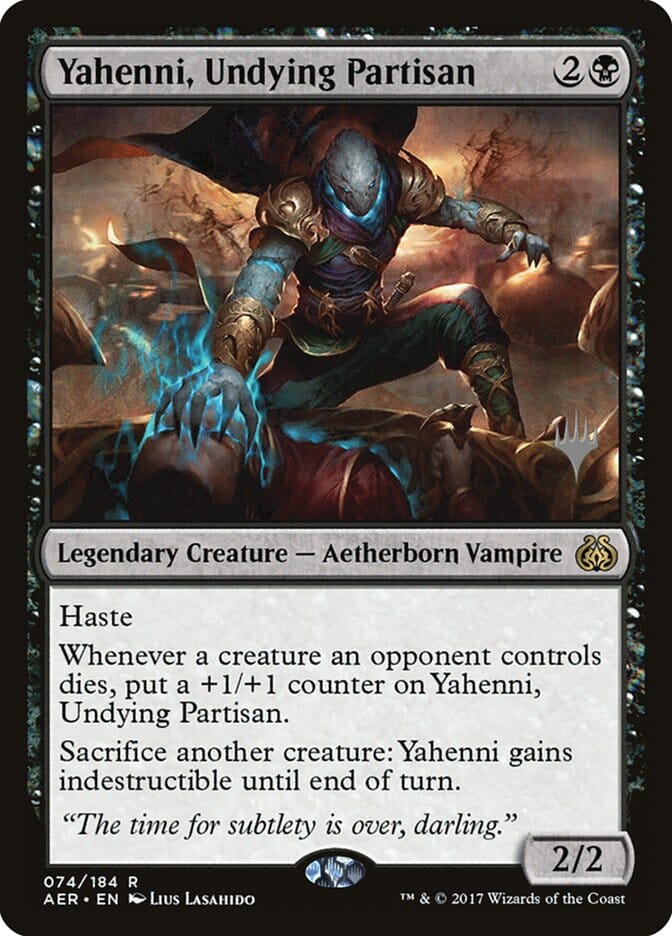 Yahenni, Undying Partisan (Promo Pack) [Aether Revolt Promos] MTG Single Magic: The Gathering  | Multizone: Comics And Games
