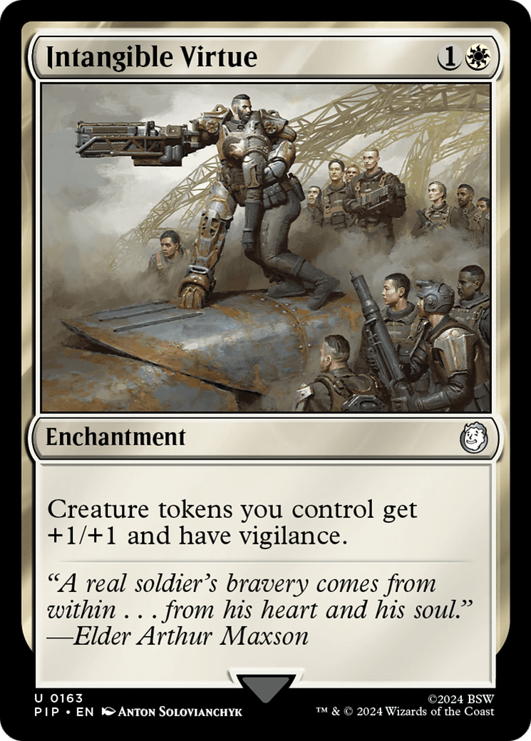 Intangible Virtue [Fallout] MTG Single Magic: The Gathering  | Multizone: Comics And Games