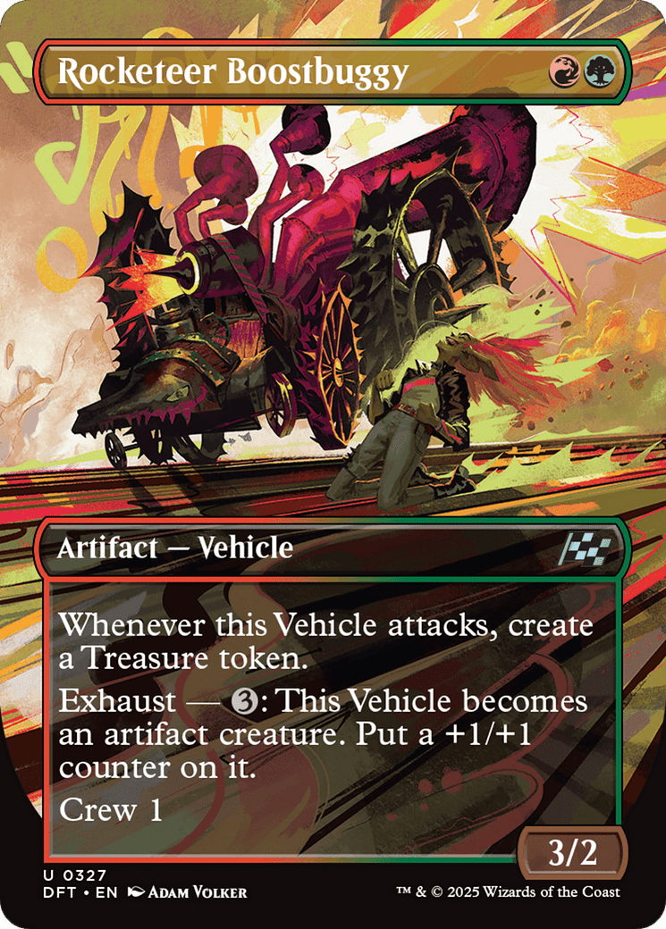 Rocketeer Boostbuggy (Borderless) [Aetherdrift] MTG Single Magic: The Gathering  | Multizone: Comics And Games