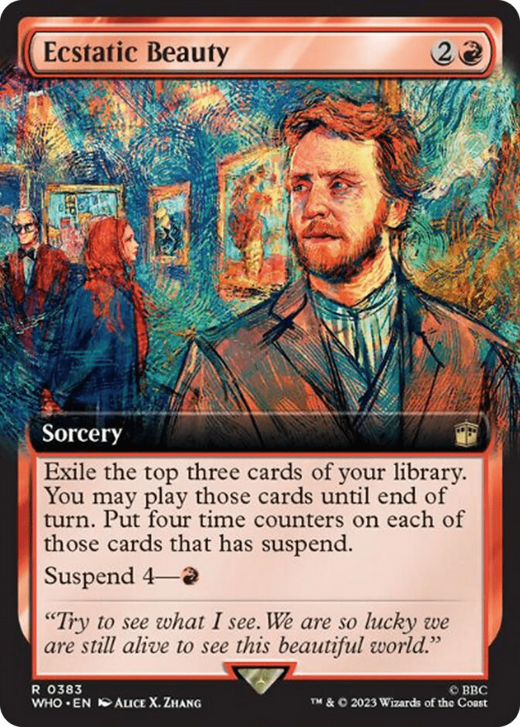 Ecstatic Beauty (Extended Art) [Doctor Who] MTG Single Magic: The Gathering  | Multizone: Comics And Games
