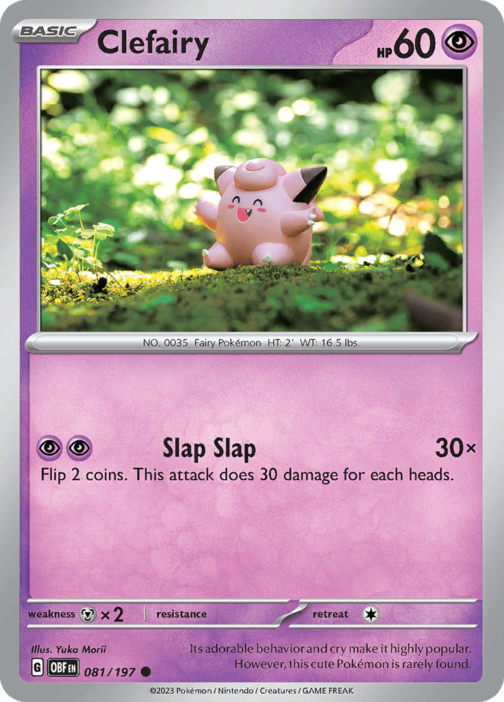 Clefairy (081/197) [Scarlet & Violet: Obsidian Flames] Pokemon Single Pokémon  | Multizone: Comics And Games