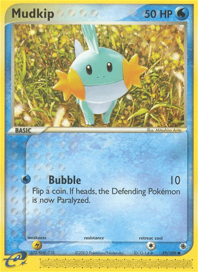 Mudkip (59/109) [EX: Ruby & Sapphire] Pokemon Single Pokémon  | Multizone: Comics And Games