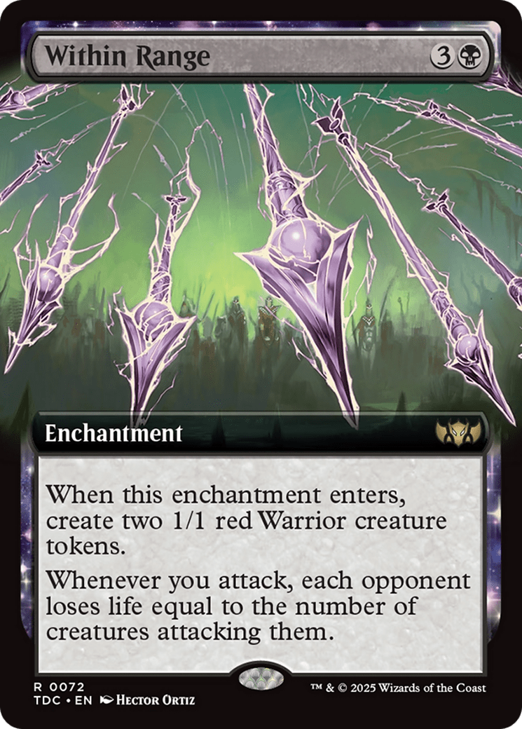 Within Range (Extended Art) [Tarkir: Dragonstorm Commander] MTG Single Magic: The Gathering  | Multizone: Comics And Games