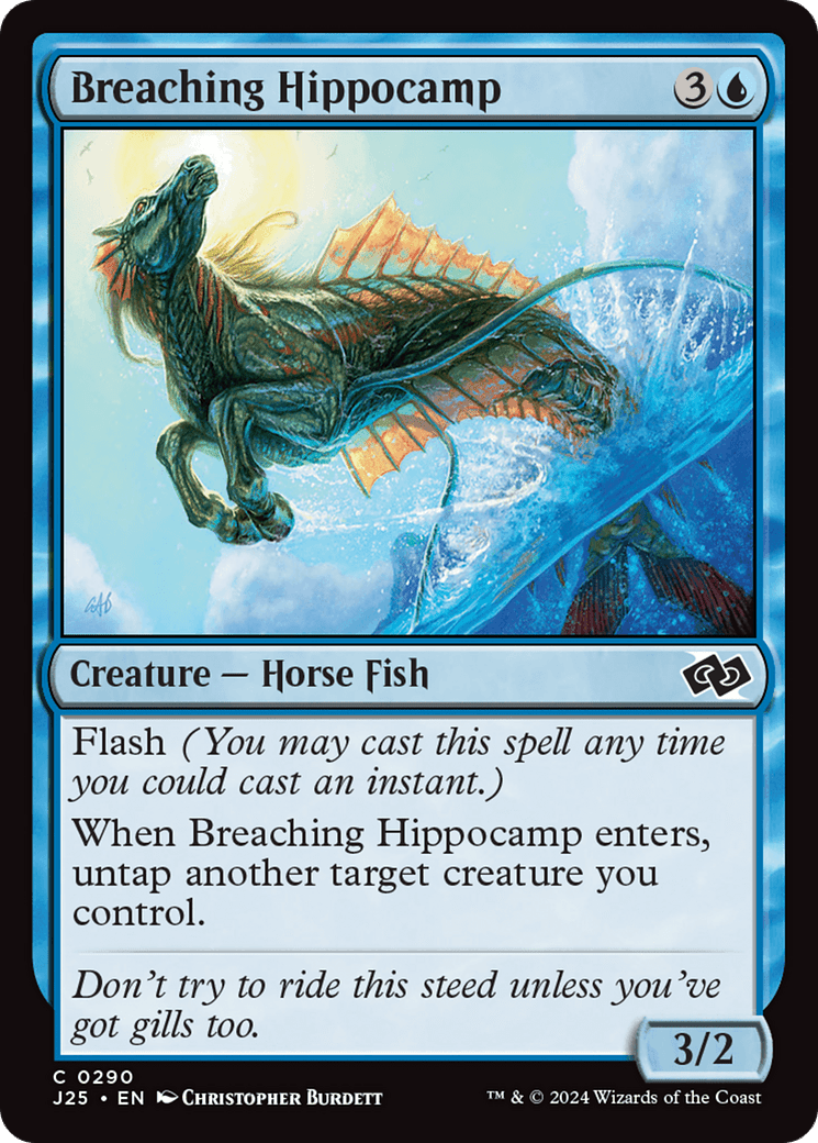 Breaching Hippocamp [Foundations Jumpstart] MTG Single Magic: The Gathering  | Multizone: Comics And Games