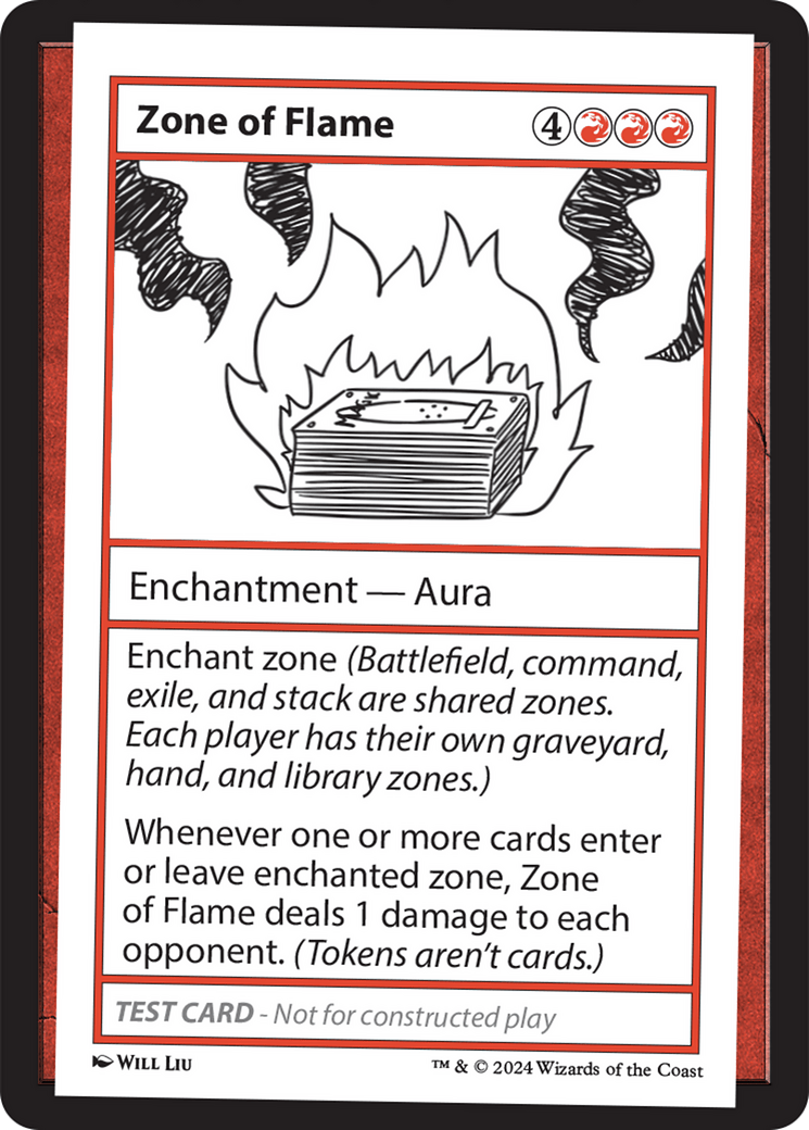 Zone of Flame [Mystery Booster 2 Playtest Cards] MTG Single Magic: The Gathering  | Multizone: Comics And Games