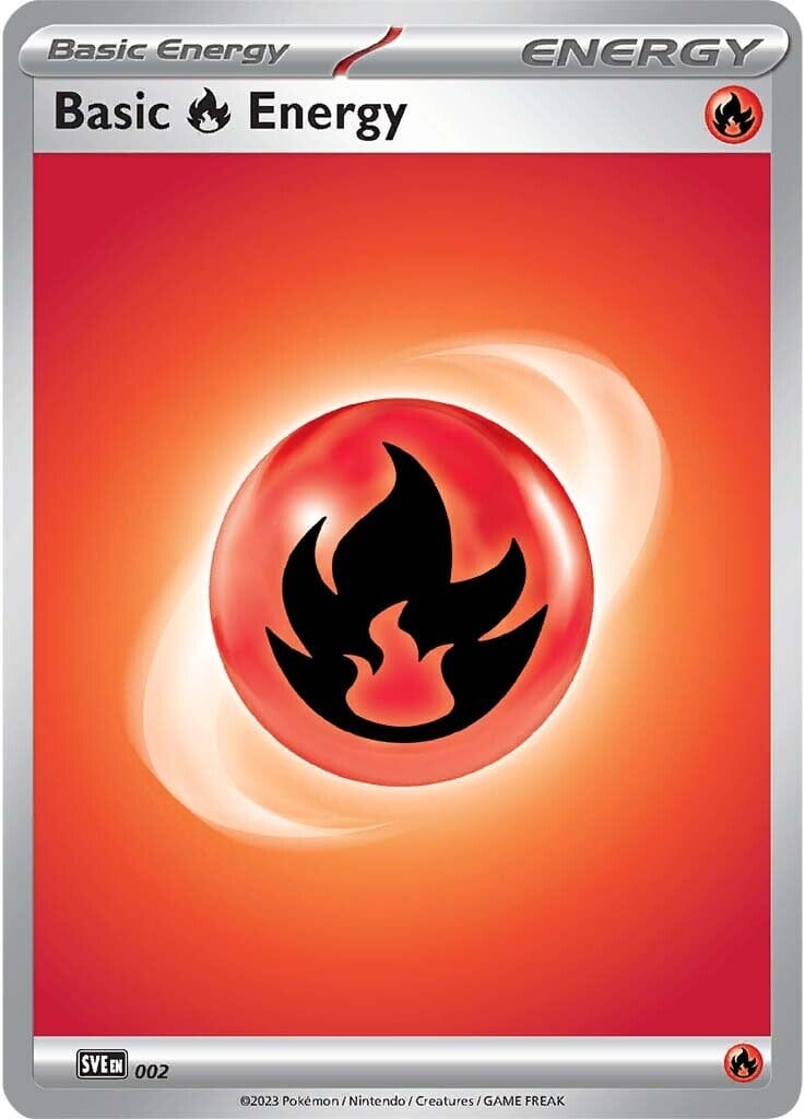Fire Energy (002) [Scarlet & Violet: Base Set] Pokemon Single Pokémon  | Multizone: Comics And Games