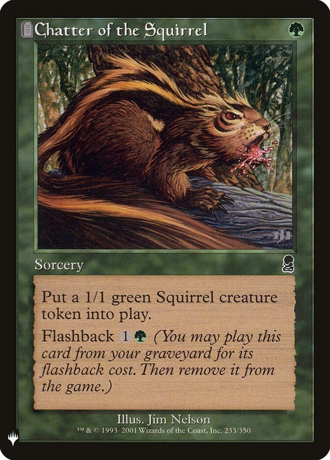 Chatter of the Squirrel [Mystery Booster] MTG Single Magic: The Gathering  | Multizone: Comics And Games