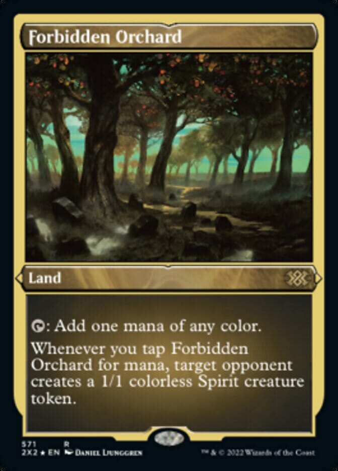 Forbidden Orchard (Foil Etched) [Double Masters 2022] MTG Single Magic: The Gathering  | Multizone: Comics And Games