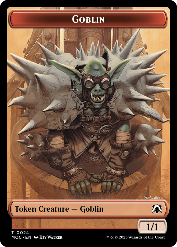 Goblin // Eldrazi Double-Sided Token [March of the Machine Commander Tokens] MTG Single Magic: The Gathering  | Multizone: Comics And Games