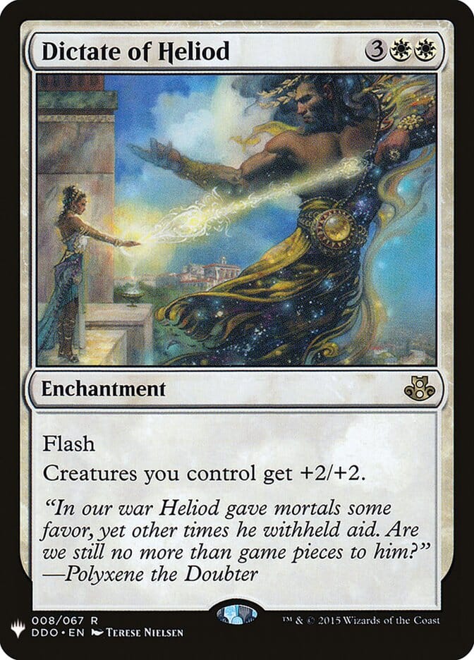 Dictate of Heliod [Mystery Booster] MTG Single Magic: The Gathering  | Multizone: Comics And Games