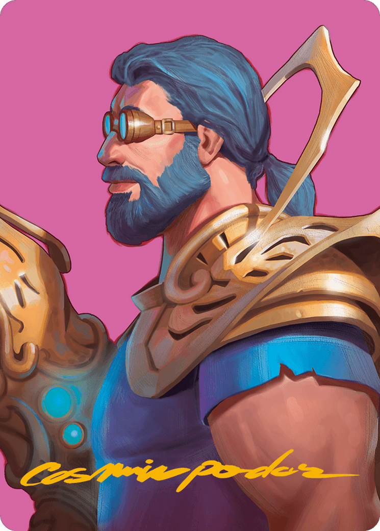 Satya, Aetherflux Genius Art Card (Gold-Stamped Signature) [Modern Horizons 3 Art Series] MTG Single Magic: The Gathering  | Multizone: Comics And Games
