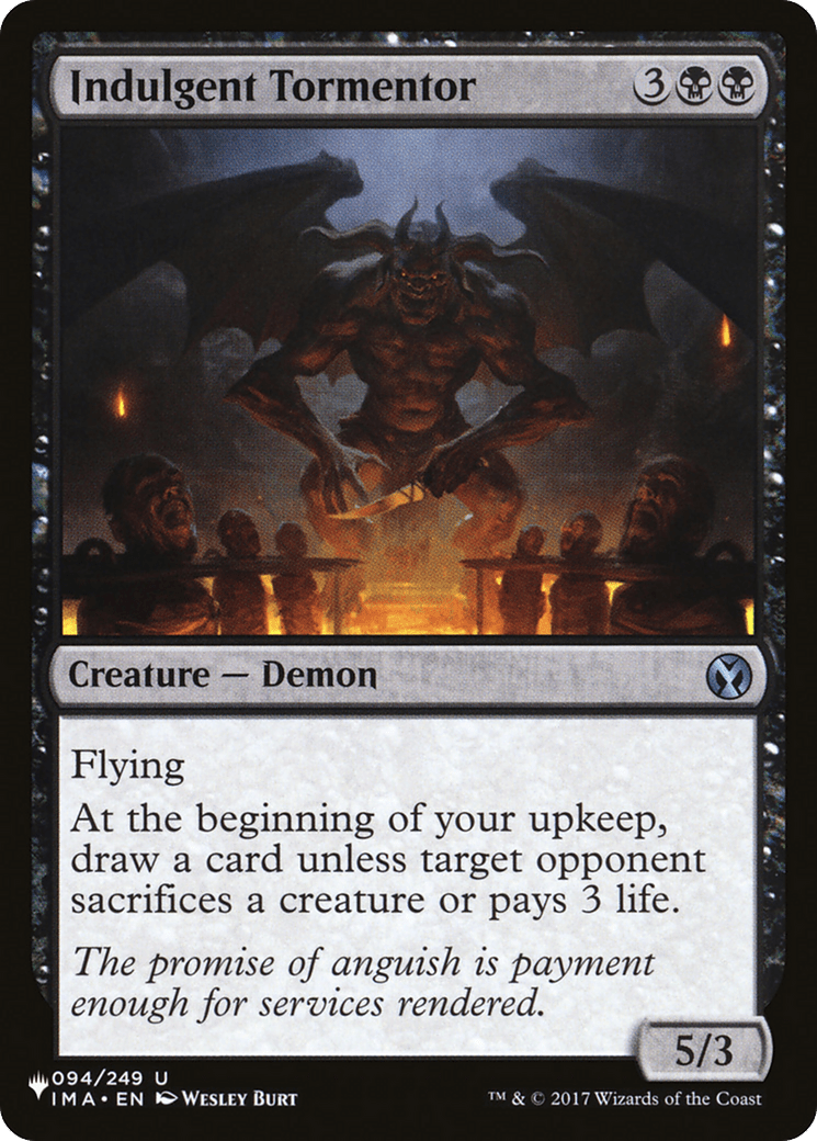 Indulgent Tormentor [The List] MTG Single Magic: The Gathering  | Multizone: Comics And Games