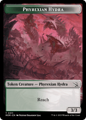 Treasure (21) // Phyrexian Hydra (11) Double-Sided Token [March of the Machine Tokens] MTG Single Magic: The Gathering  | Multizone: Comics And Games