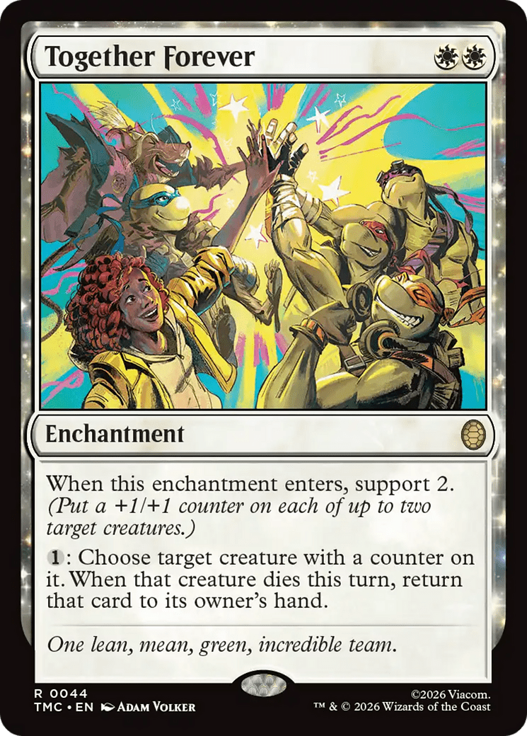 Together Forever [Teenage Mutant Ninja Turtles Commander] MTG Single Magic: The Gathering  | Multizone: Comics And Games