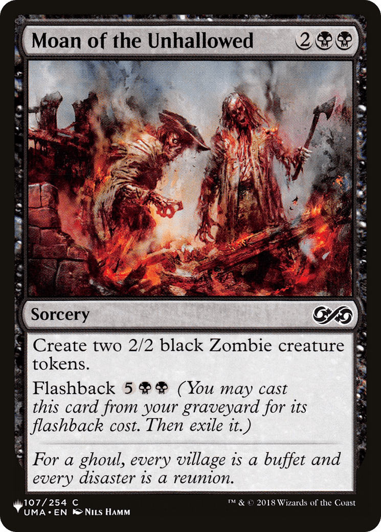 Moan of the Unhallowed [The List] MTG Single Magic: The Gathering  | Multizone: Comics And Games