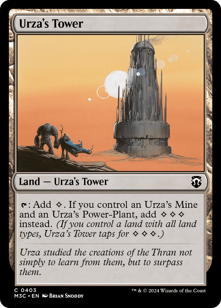 Urza's Tower (Ripple Foil) [Modern Horizons 3 Commander] MTG Single Magic: The Gathering  | Multizone: Comics And Games