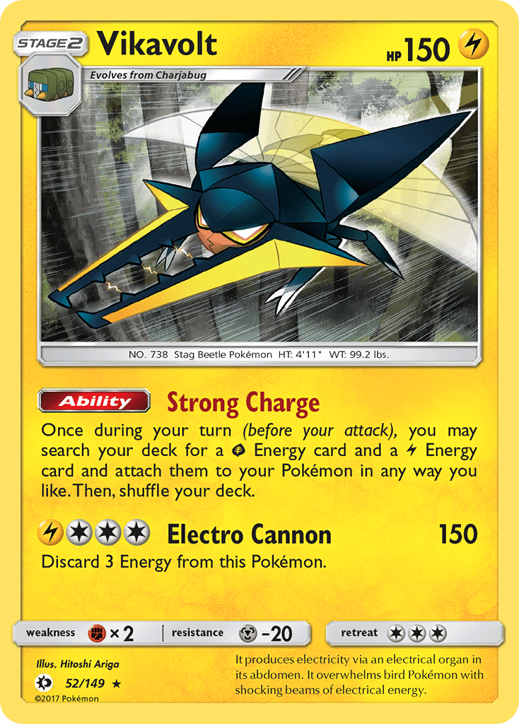 Vikavolt (52/149) [Sun & Moon: Base Set] Pokemon Single Pokémon  | Multizone: Comics And Games