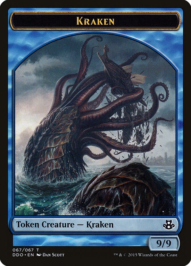 Kraken Token [Duel Decks: Elspeth vs. Kiora] MTG Single Magic: The Gathering  | Multizone: Comics And Games