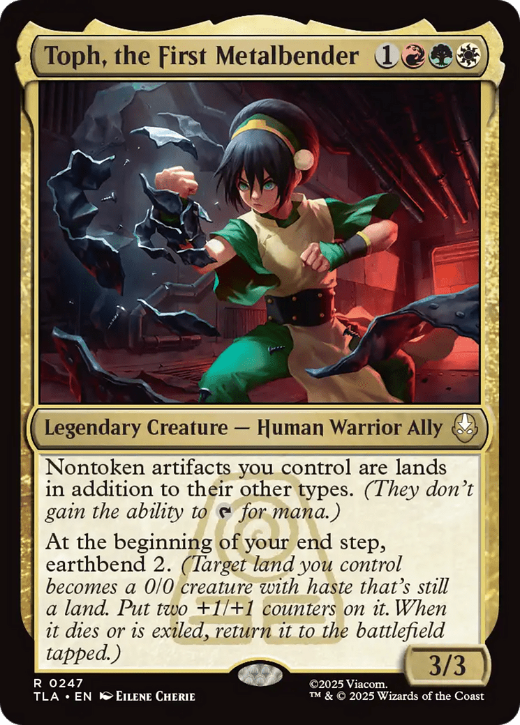 Toph, the First Metalbender [Avatar: The Last Airbender] MTG Single Magic: The Gathering  | Multizone: Comics And Games