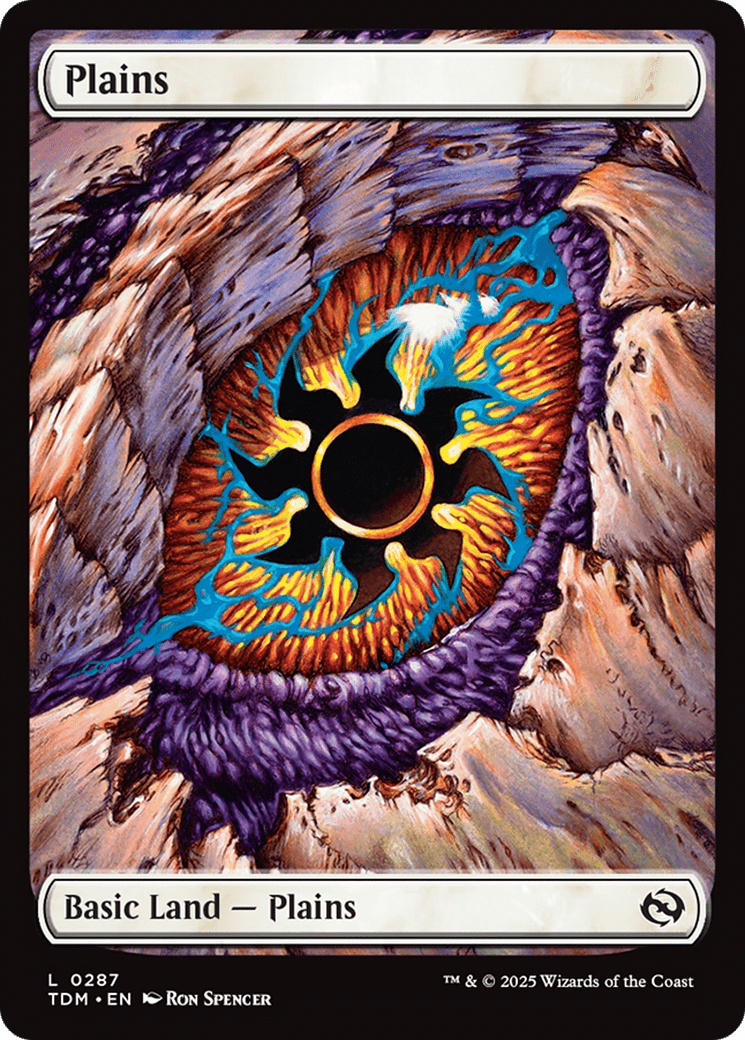 Plains (0287) [Tarkir: Dragonstorm] MTG Single Magic: The Gathering  | Multizone: Comics And Games