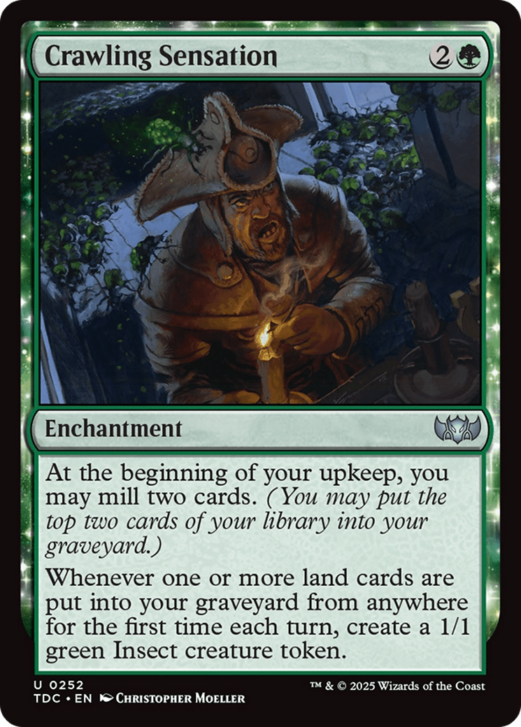 Crawling Sensation [Tarkir: Dragonstorm Commander] MTG Single Magic: The Gathering  | Multizone: Comics And Games