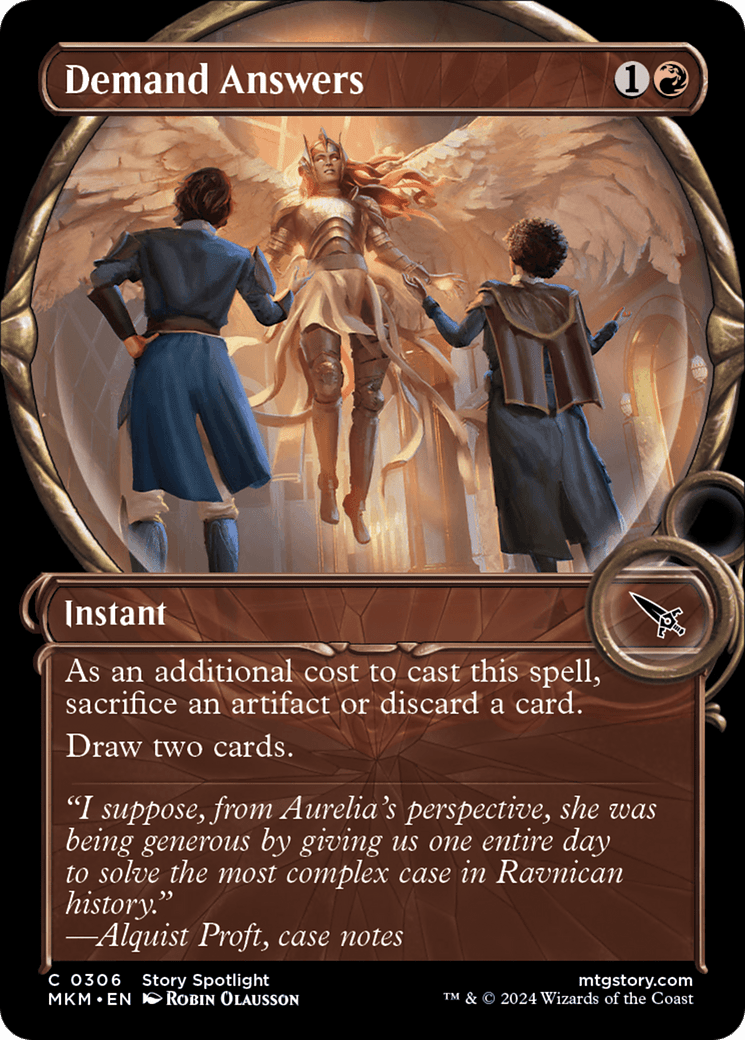 Demand Answers (Showcase) [Murders at Karlov Manor] MTG Single Magic: The Gathering  | Multizone: Comics And Games