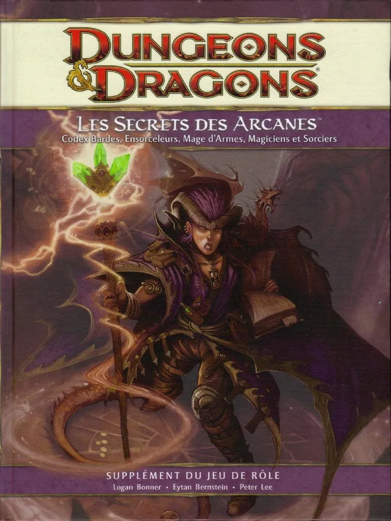 D&D 4e: Les Secrets des Arcanes - Codex Bardes, Ensorceleurs, Mage d'Armes, Magiciens et Sorciers (FRE) | Multizone: Comics And Games
