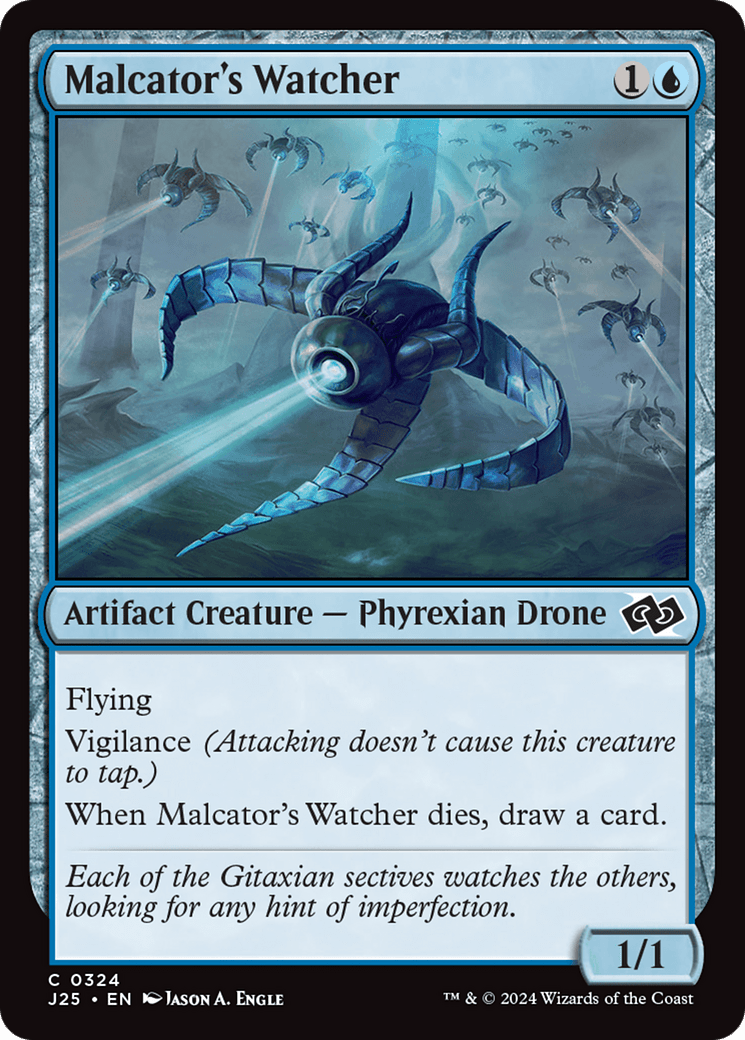 Malcator's Watcher [Foundations Jumpstart] MTG Single Magic: The Gathering  | Multizone: Comics And Games