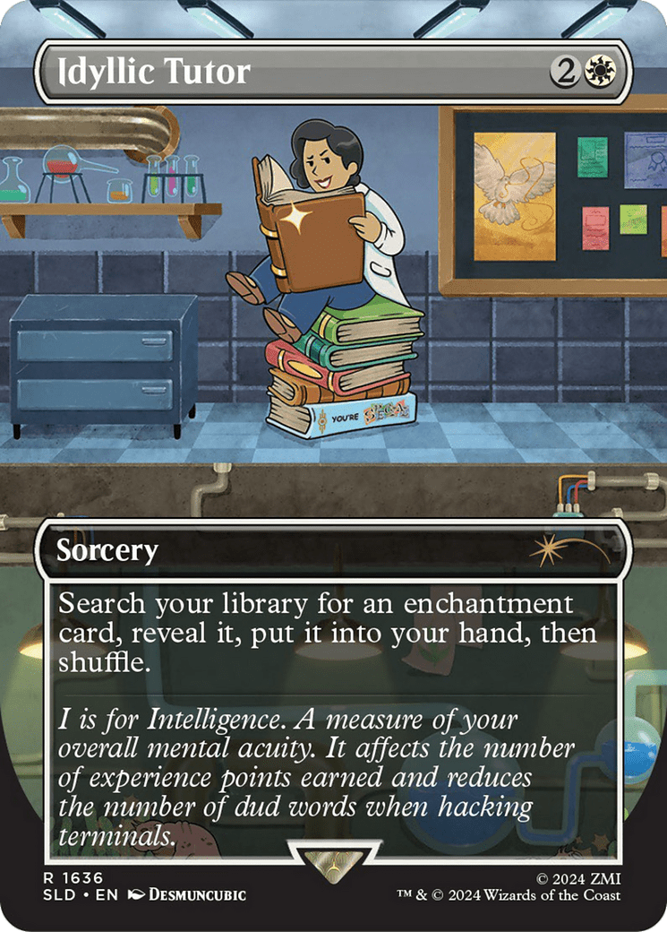 Idyllic Tutor (1636) [Secret Lair Drop Series] MTG Single Magic: The Gathering  | Multizone: Comics And Games