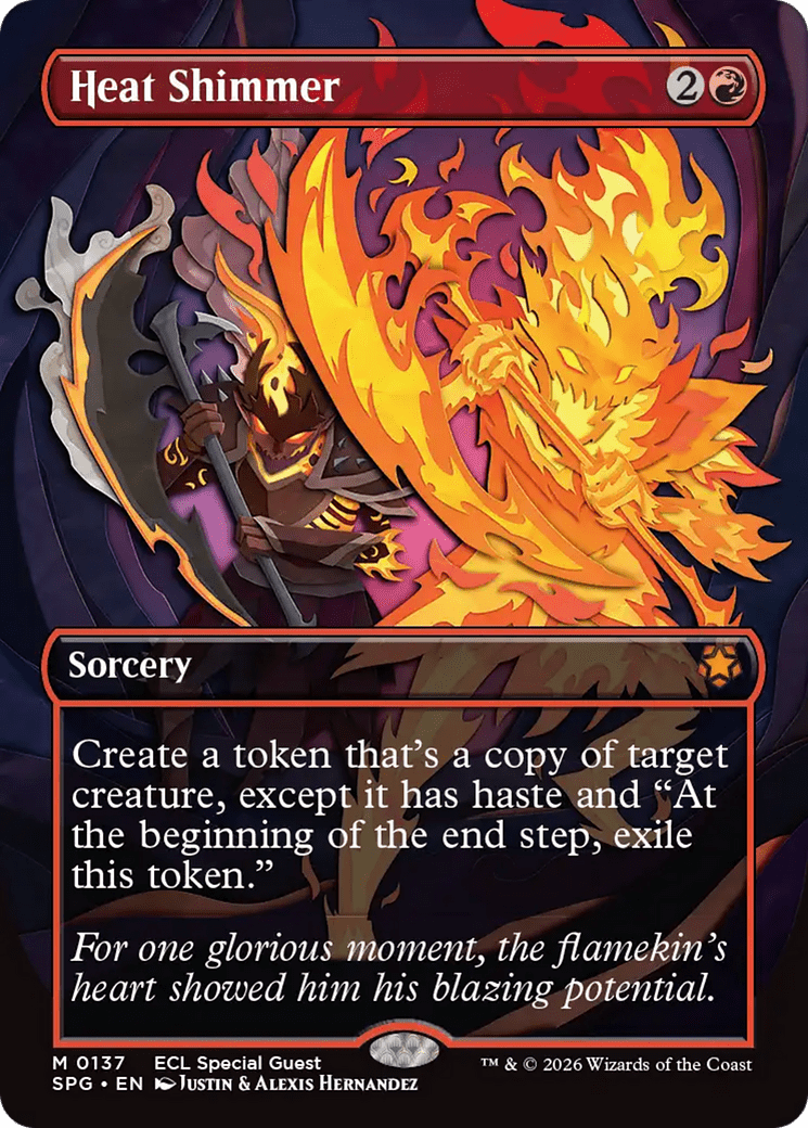 Heat Shimmer (Borderless) [Lorwyn Eclipsed Special Guests] MTG Single Magic: The Gathering  | Multizone: Comics And Games