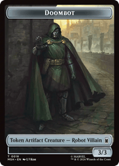 Merfolk // Doombot Double-Sided Token [Marvel Super Heroes Tokens] MTG Single Magic: The Gathering  | Multizone: Comics And Games