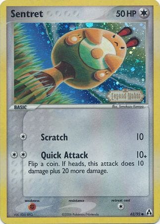 Sentret (62/92) (Stamped) [EX: Legend Maker] Pokemon Single Pokémon  | Multizone: Comics And Games
