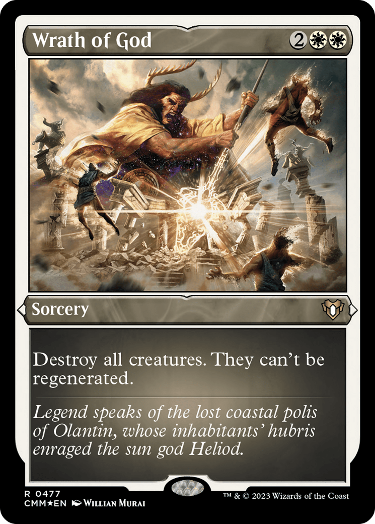 Wrath of God (Foil Etched) [Commander Masters] MTG Single Magic: The Gathering  | Multizone: Comics And Games