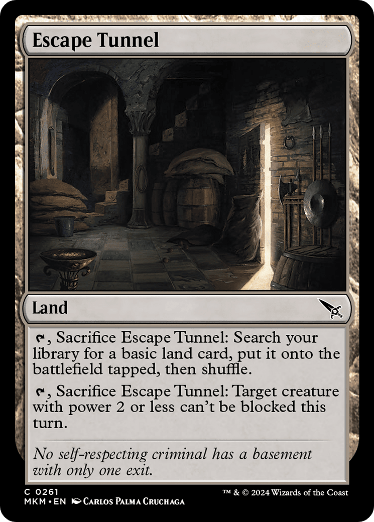 Escape Tunnel [Murders at Karlov Manor] MTG Single Magic: The Gathering  | Multizone: Comics And Games