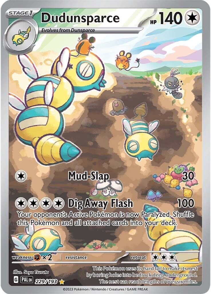 Dudunsparce (229/193) [Scarlet & Violet: Paldea Evolved] Pokemon Single Pokémon  | Multizone: Comics And Games