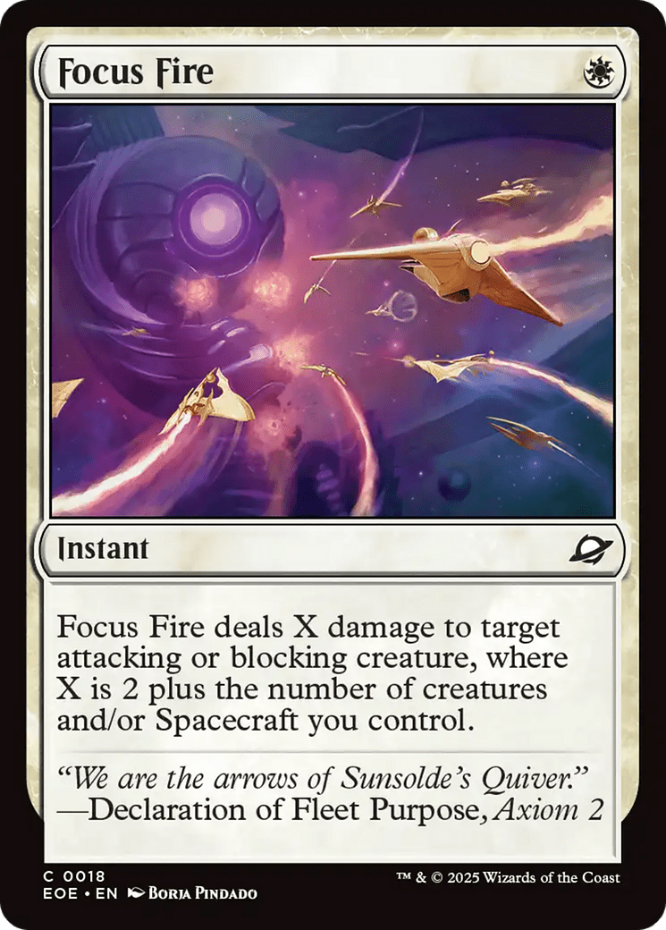 Focus Fire [Edge of Eternities] MTG Single Magic: The Gathering  | Multizone: Comics And Games