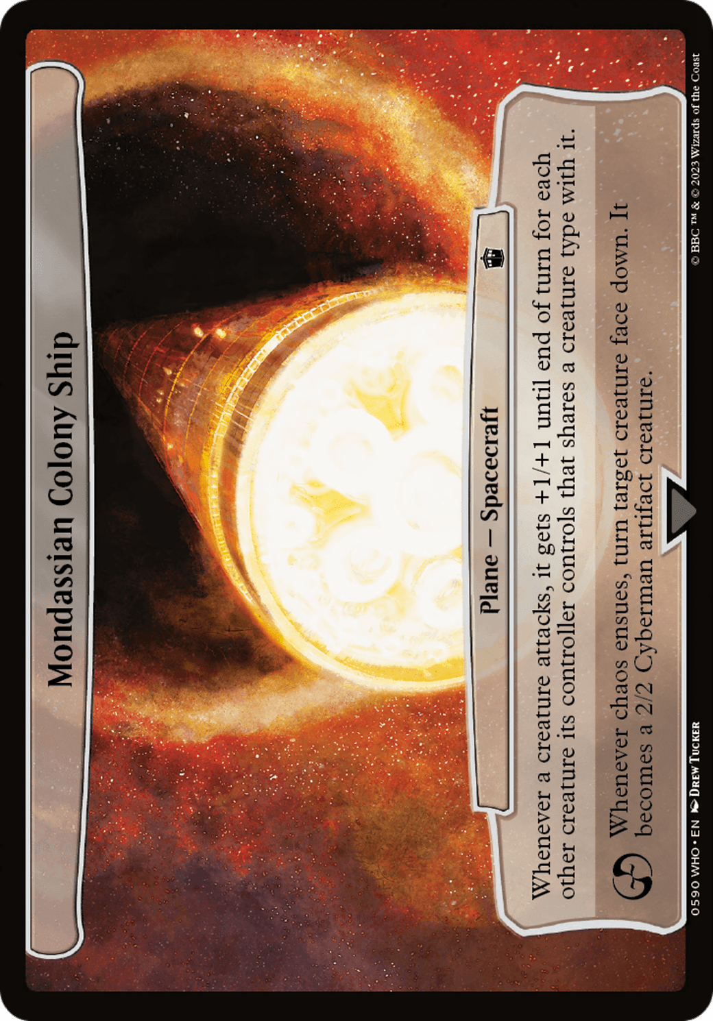 Mondassian Colony Ship [Doctor Who] MTG Single Magic: The Gathering  | Multizone: Comics And Games