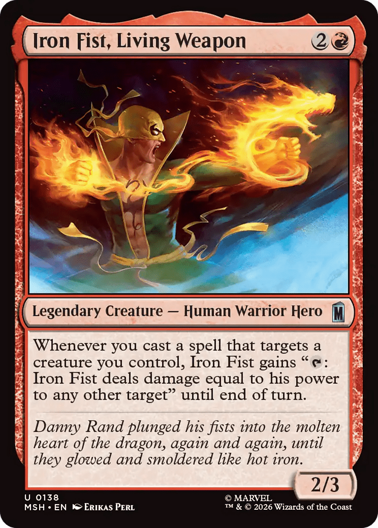 Iron Fist, Living Weapon [Marvel Super Heroes] | Multizone: Comics And Games