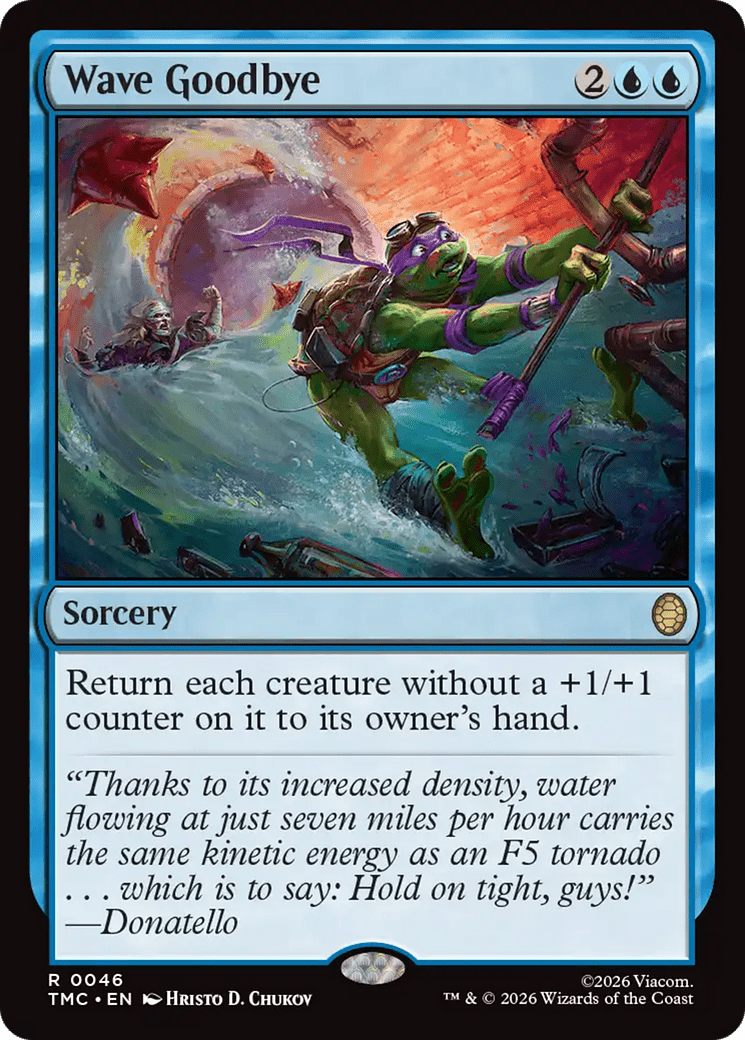 Wave Goodbye [Teenage Mutant Ninja Turtles Commander] MTG Single Magic: The Gathering  | Multizone: Comics And Games