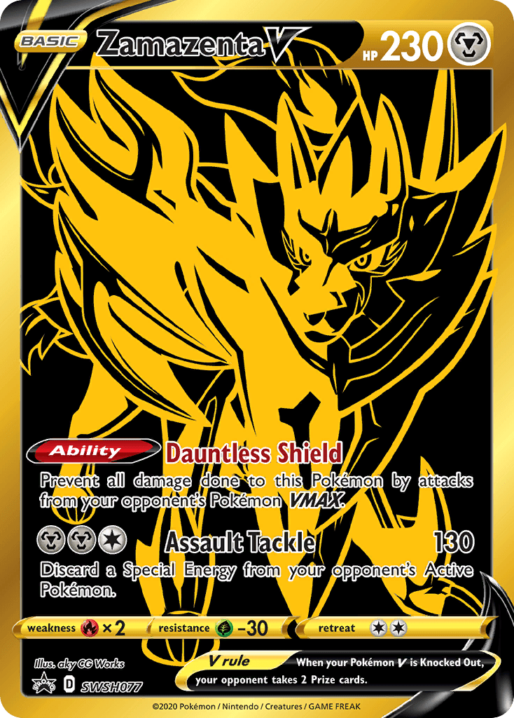 Zamazenta V (SWSH077) [Sword & Shield: Black Star Promos] Pokemon Single Pokémon  | Multizone: Comics And Games