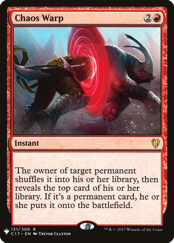 Chaos Warp (C17) [The List] MTG Single Magic: The Gathering  | Multizone: Comics And Games